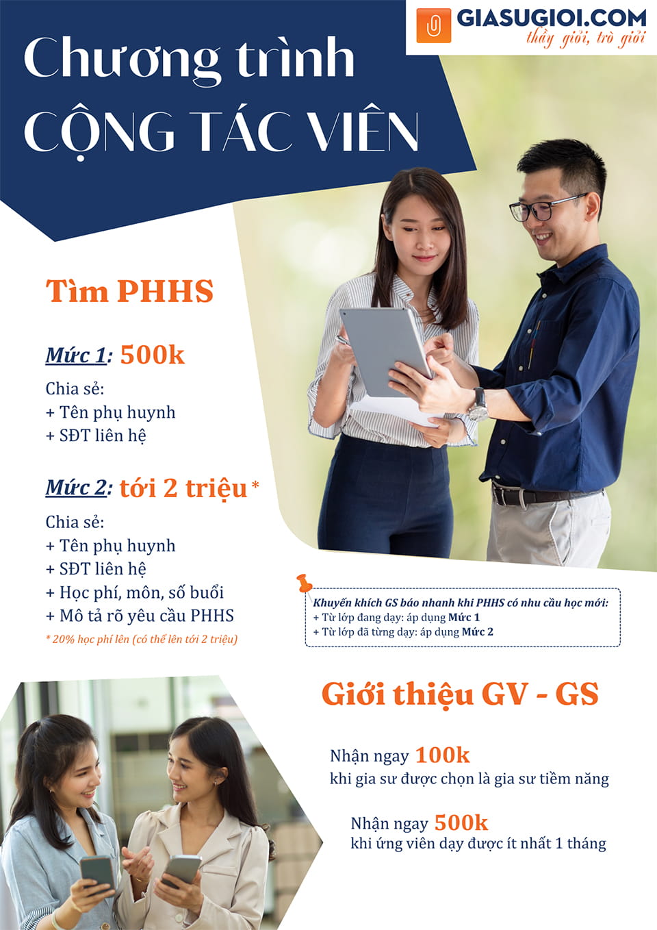 Chương trình Cộng tác viên (CTV) tại GSG